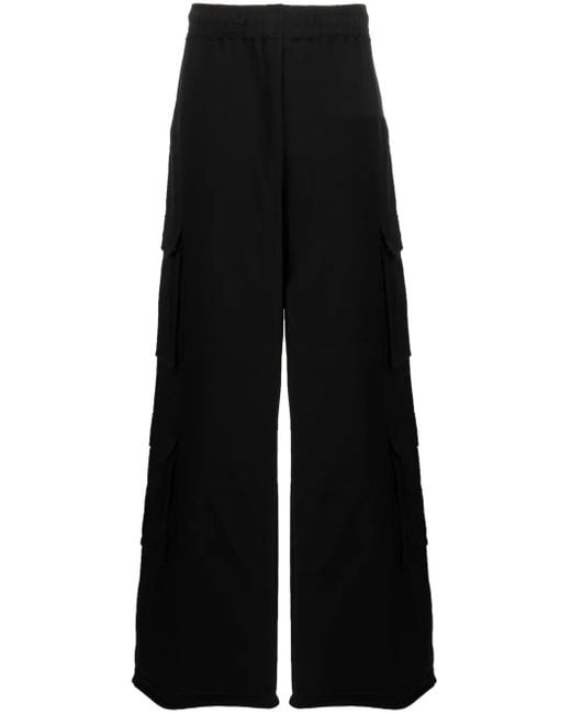 Vetements Black Cargo Cotton Track Pants