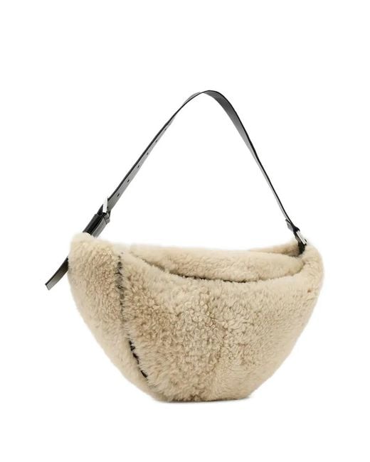 Sac À Bandoulière Luna À Logo Embossé AllSaints en coloris White