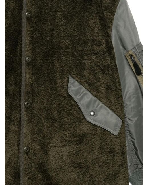 Junya Watanabe Green Panelled Jacket