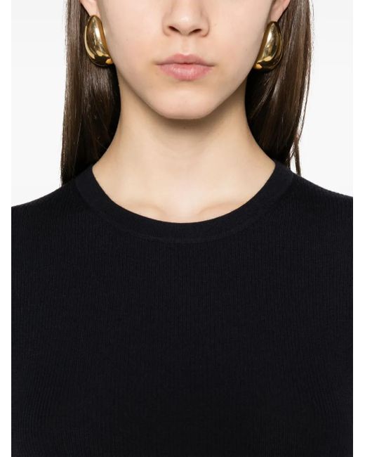 Allude ウール Tシャツ Black
