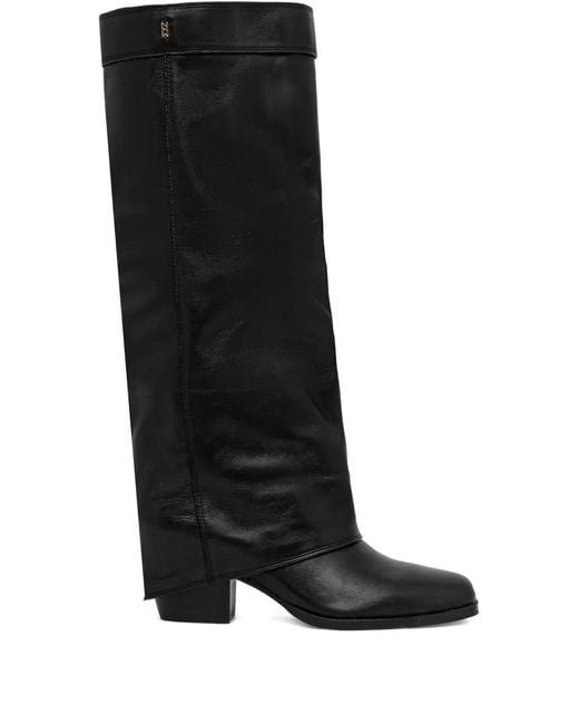 Nokwol Black Weather Leather Boots