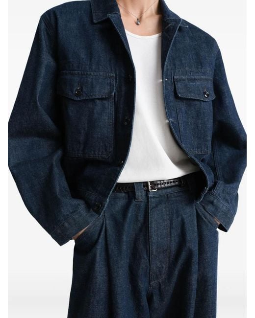 Lemaire White Braided Belt