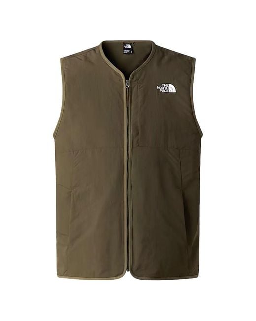 The North Face Green Zip Vest for men