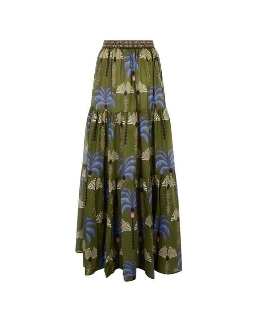 Anjuna Green Adele Maxirock Mit Kaftan