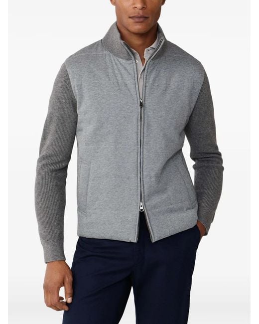Cárdigan De Canalé Hackett de hombre de color Gray