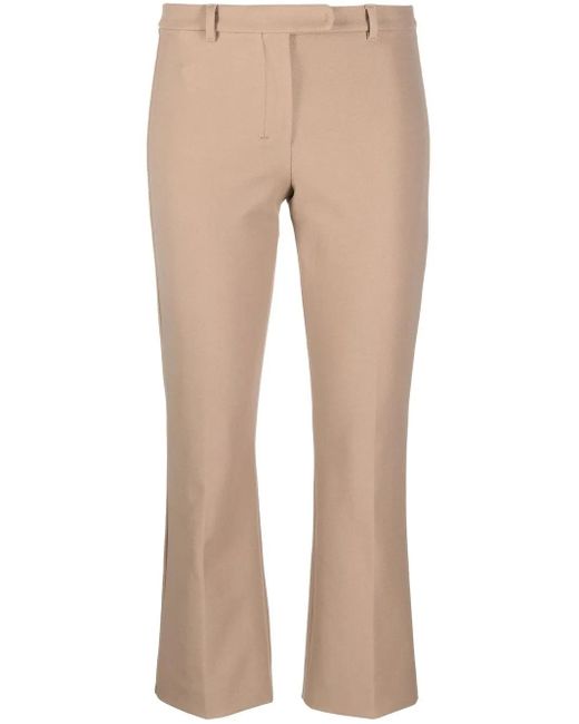 Max Mara クロップド テーラードパンツ Natural