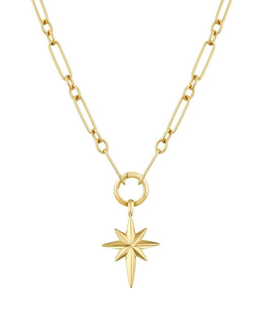 Dinny Hall Metallic My World North Star Trombone Necklace