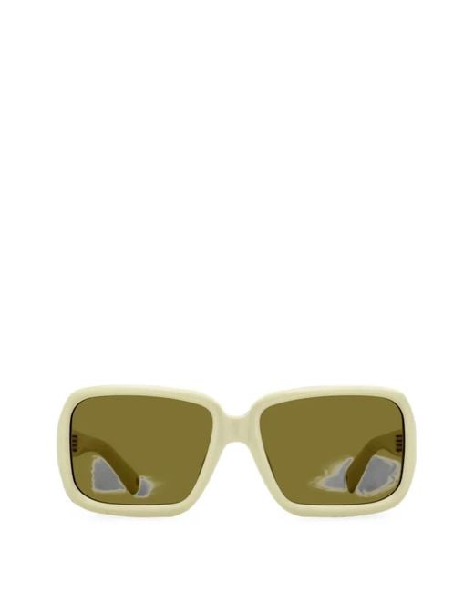 Jacquemus Green Cabana Square-Frame Sunglasses
