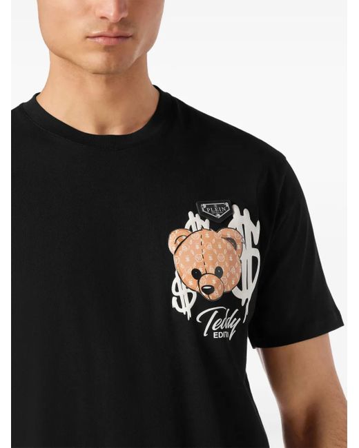 Philipp Plein Teddy T-Shirt in Black für Herren