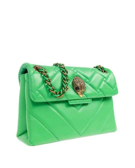 Borsa A Spalla Kensington Mini di Kurt Geiger in Green