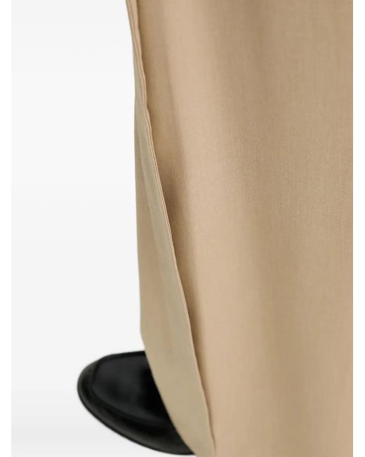 Mos Mosh Natural Button Patch-Pocket Trousers