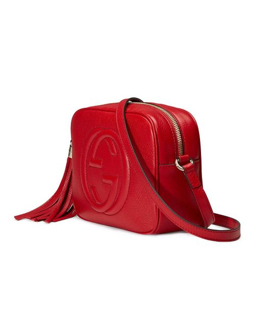 Gucci Soho Small Red Leather Disco Bag - A World Of Goods For You, LLC