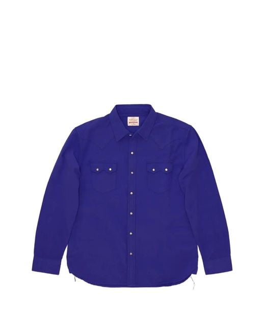 Fortela Blue Josh Cotton Shirt for men