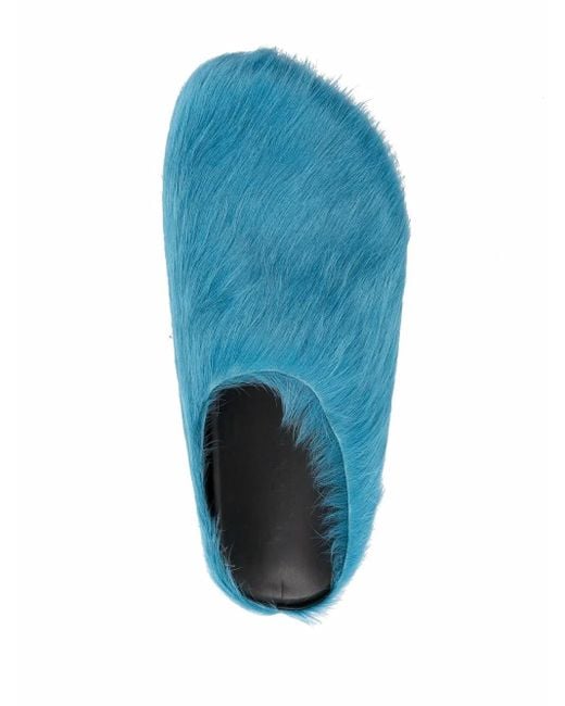 Marni Fußbett Sabot Mules in Blue für Herren