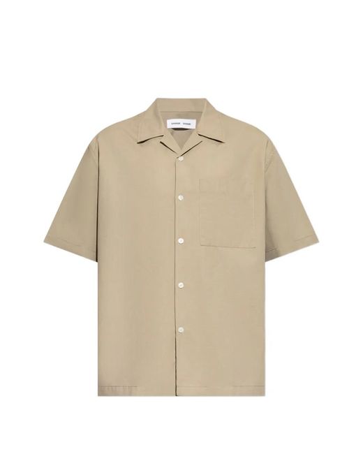 Samsøe & Samsøe Natural Saemerson Short-Sleeve Shirt for men