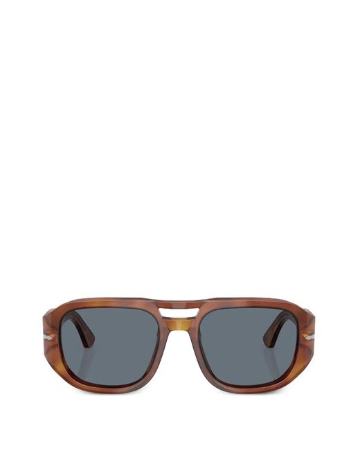 Persol Gray Vincent Square-Frame Sunglasses