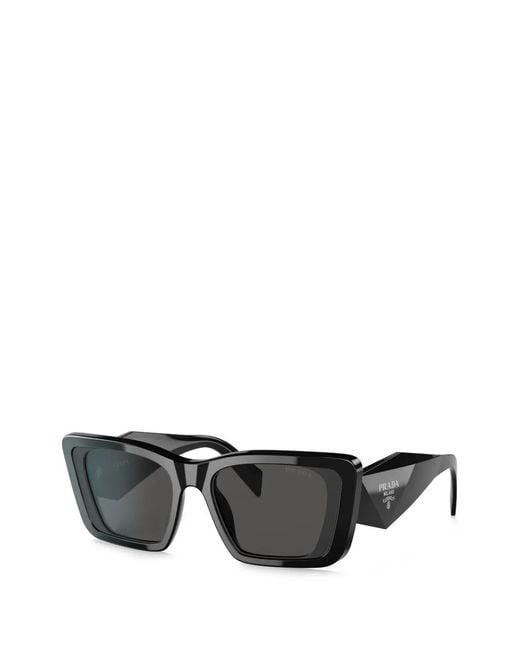 Prada Black Butterfly-Frame Sunglasses