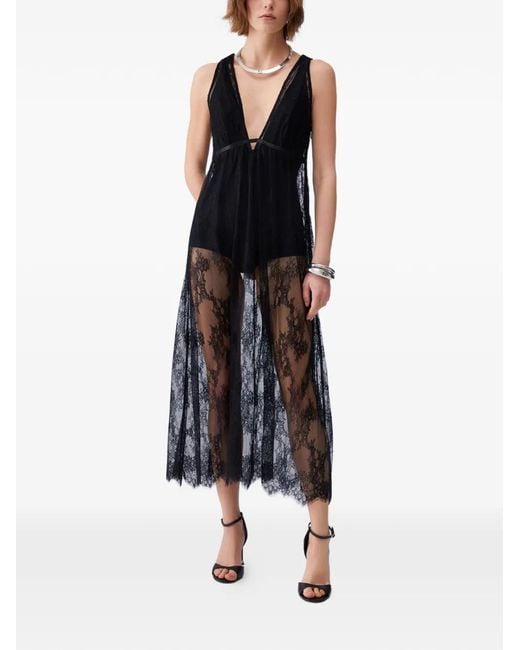 Liu Jo Black Chantilly Lace Dress
