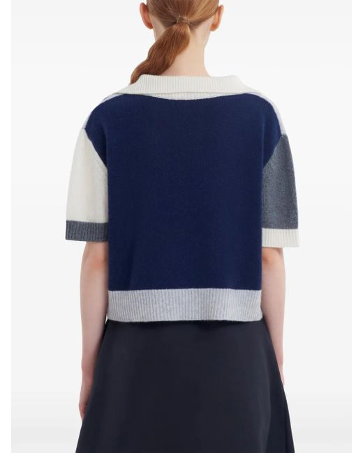 Marni Gray T-Shirt Mit V-Ausschnitt