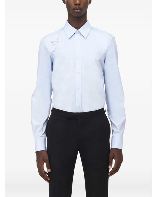McQueen Harness Overhemd in het Blue voor heren