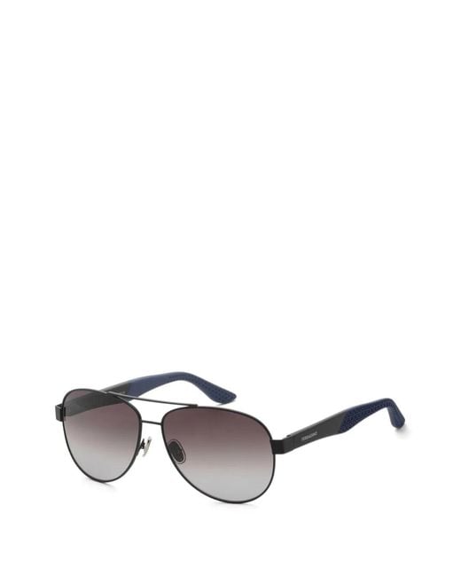 Ferragamo Eyewear Black Pilot-Frame Sunglasses for men