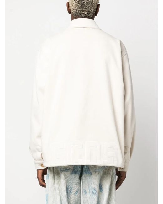 Gcds Natural Jacket With Embroidery for men