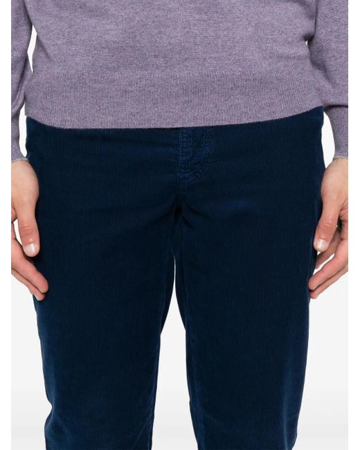 Pantalones con cinturilla elástica Brunello Cucinelli de hombre de color Blue