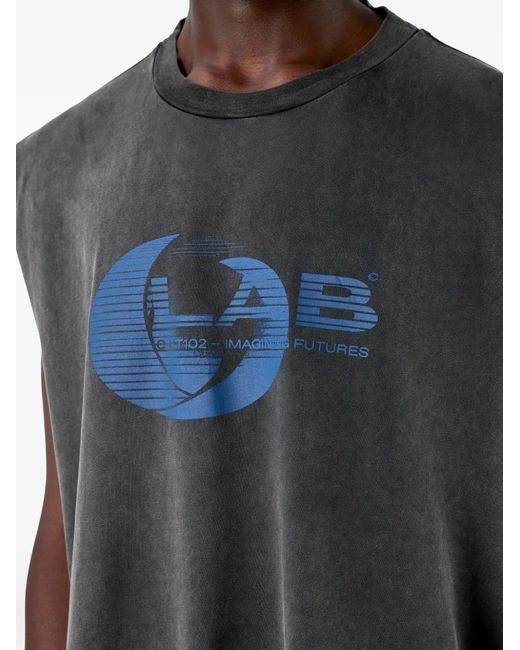 CAMPERLAB Black Graphic Tank Top