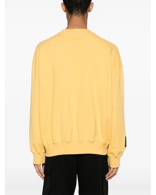 Sudadera Con Logo Estampado De X Future Lanvin de color Yellow