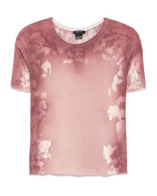 Avant Toi ファインリブ Tシャツ Pink