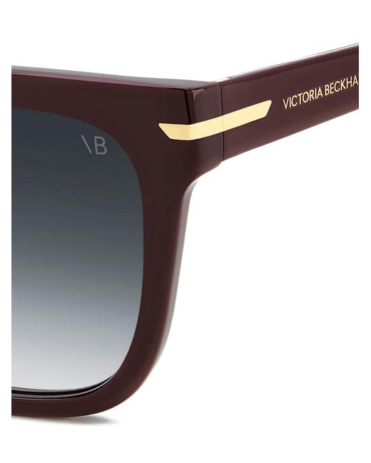 Victoria Beckham Black Square-Frame Sunglasses