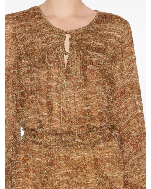 Isabel Marant Brown Advika Top