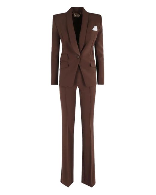 Completo Due Pezzi Svasato di Elisabetta Franchi in Brown