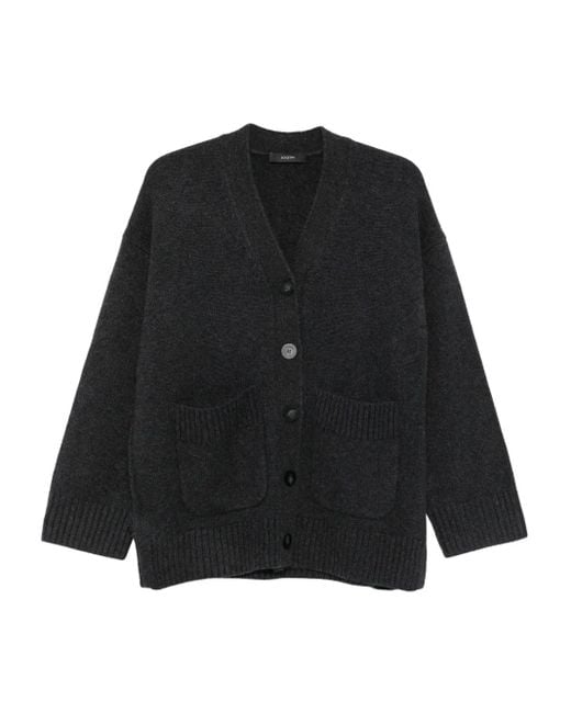 Joseph パッチポケット カーディガン Black