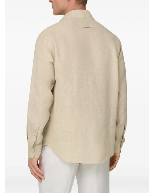 Boggi White Regular-Fit Shirt for men