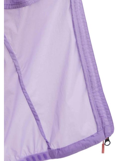 Peak Performance Jack Met Colourblocking En Capuchon in het Purple