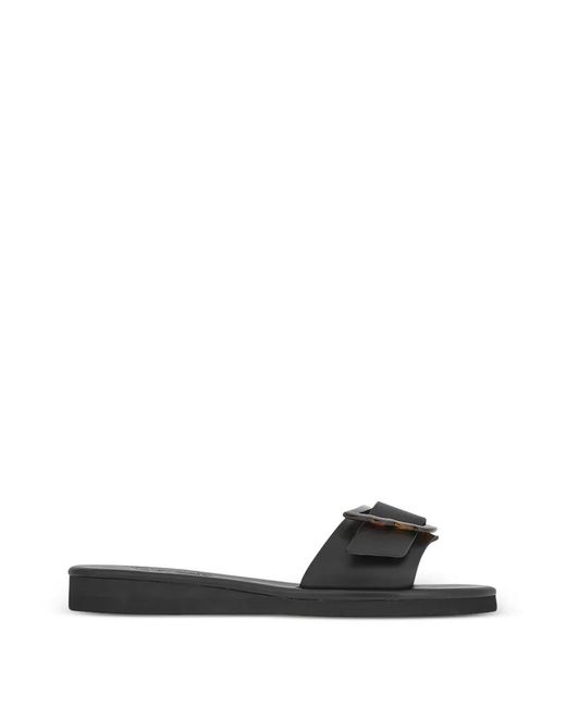 Ancient Greek Sandals Black Aglaia Sandals