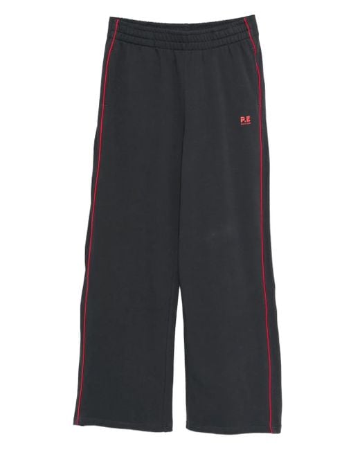 P.E Nation Gray Vita Side-stripe Track Pants