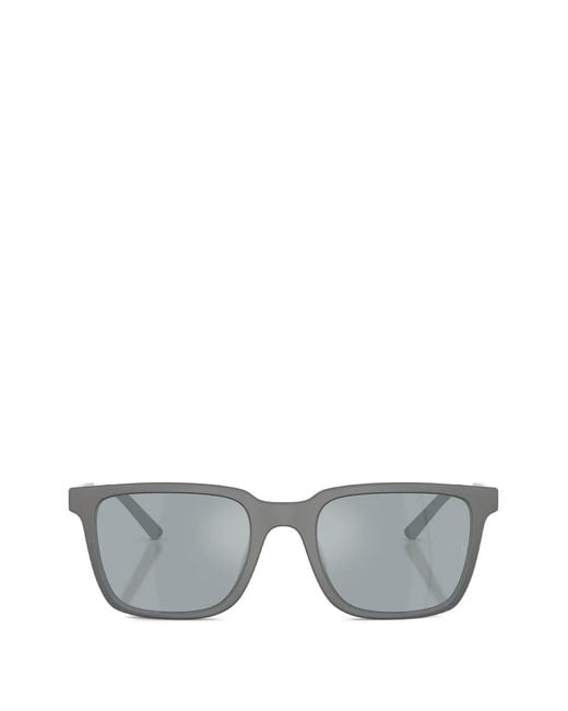 Oliver Peoples Gray Mr. Federer Square-Frame Sunglasses for men
