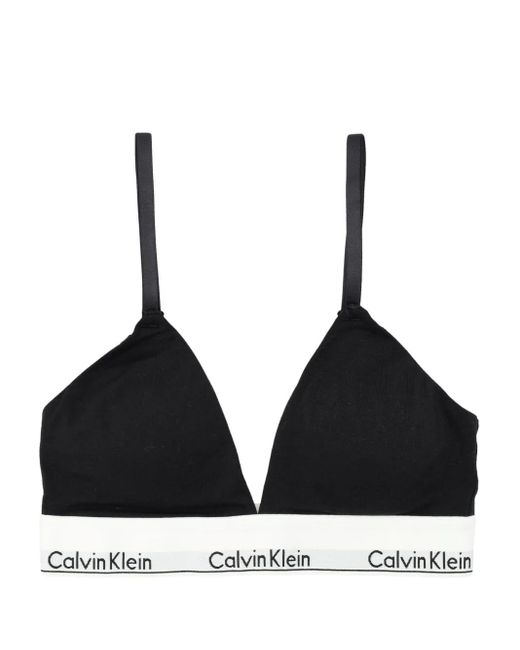 Calvin Klein ロゴストラップ ブラ Black