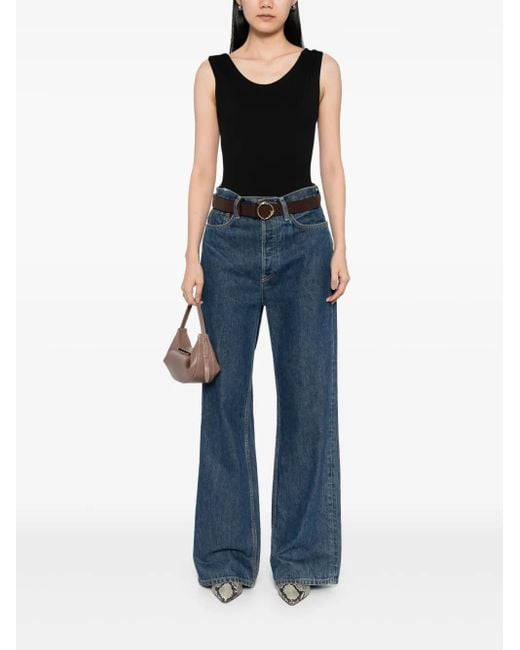 Agolde Black Ara Bodysuit