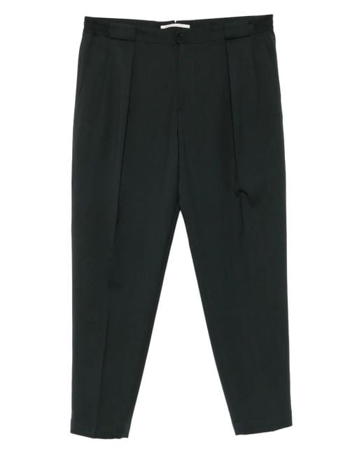 Briglia 1949 Gray Pleated-Front Trousers for men