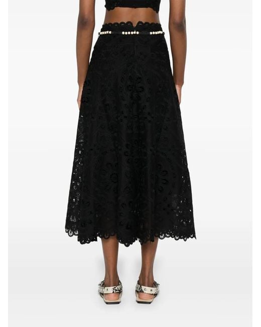 Zimmermann Black 'Rhiannon' Skirt