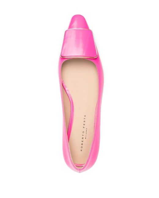 Roberto Festa Fortuna Pointed-toe Pumps in Pink | Lyst