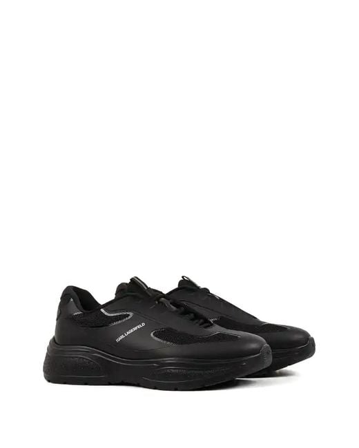 Karl Lagerfeld Black Vesta Sneakers for men