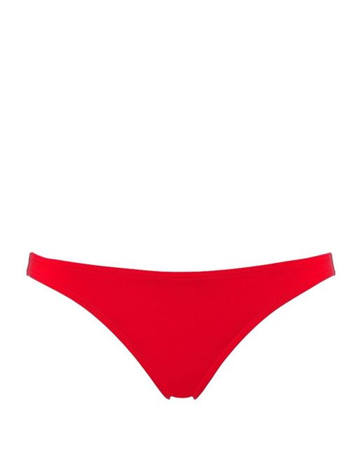 Eres Red Fripon Plain Bikini Bottoms
