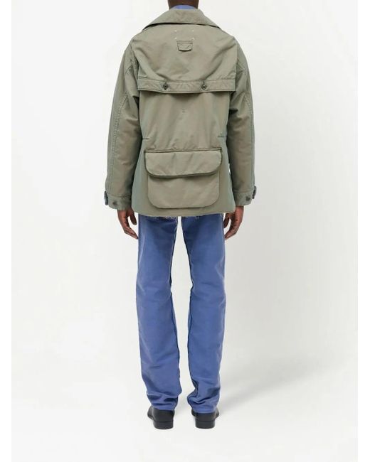 Maison Margiela Green Jacket With Check Pattern for men
