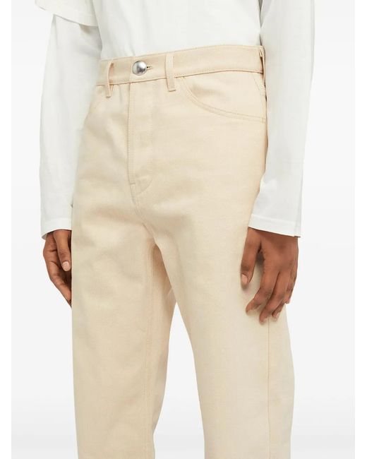 Jil Sander Natural Mid-Rise Straight-Leg Denim Jeans for men