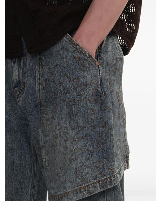 メンズ ANDERSSON BELL ストレートジーンズ Blue