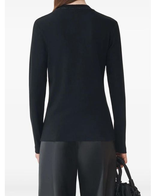 Fabiana Filippi Black Jersey T-Shirt